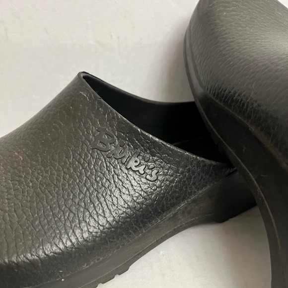 BIRKENSTOCK SUPER BIRKI PU CLOGS SLIP ON PROFESIONAL WORK BLACK COLOR - Picture 2 of 8